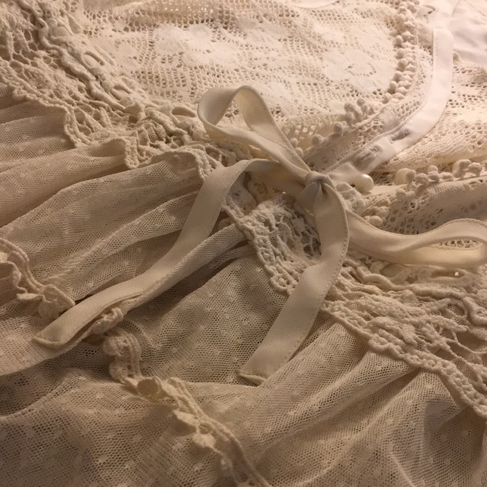 Sheer Lace/Embroidered Vest/Tank